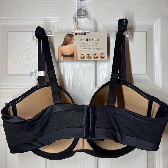Ambrielle Bra 44C black Multiway various ways to wear - Picture 3 of 7